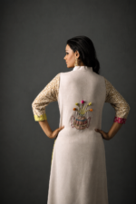 Gul Mahal Multi-Color Block Printed Kurti & Wide Pants Set - Image 2