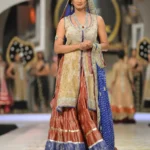Runway Gold & Rust Multi-Color Bridal Sharara Set