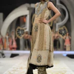 Runway Gold & Black Embellished Anarkali & Churidar Set