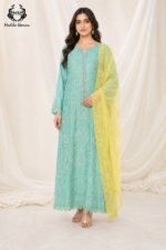 Kalidar Set – Sea Green & Yellow