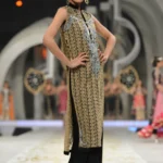 Runway Gold Lace & Black Embellished Palazzo Set