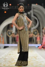 Runway Gold Lace & Black Embellished Palazzo Set